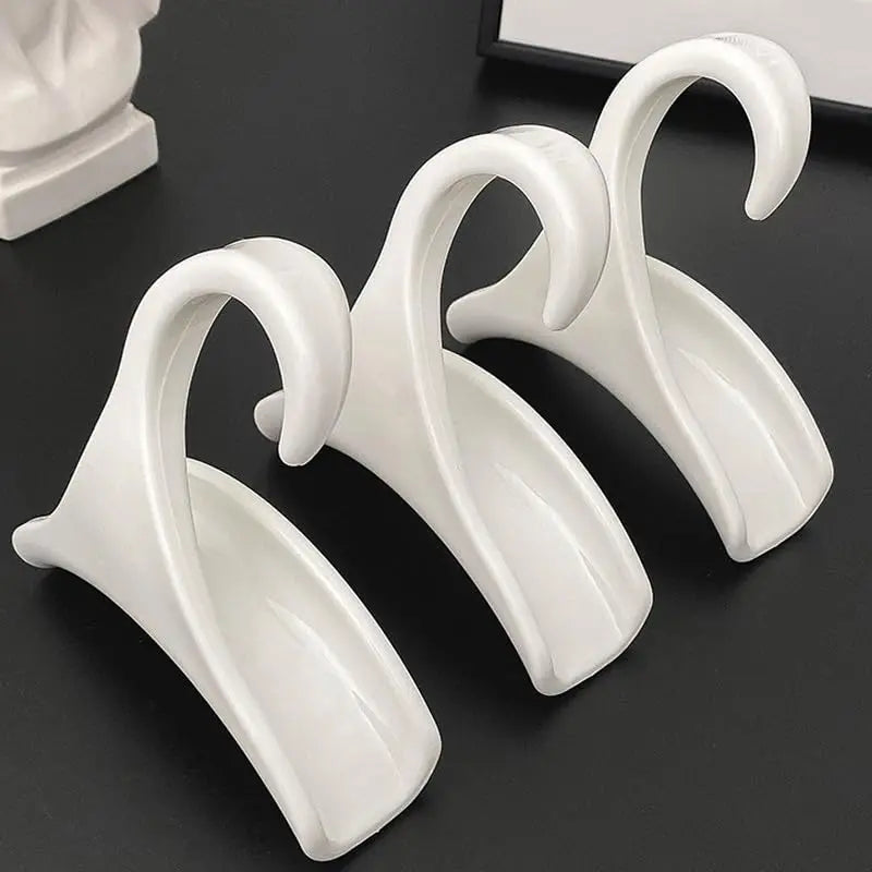 Goodinary® Arched Clothes Hanger & Bag Hook (10 Pcs) Goodinary