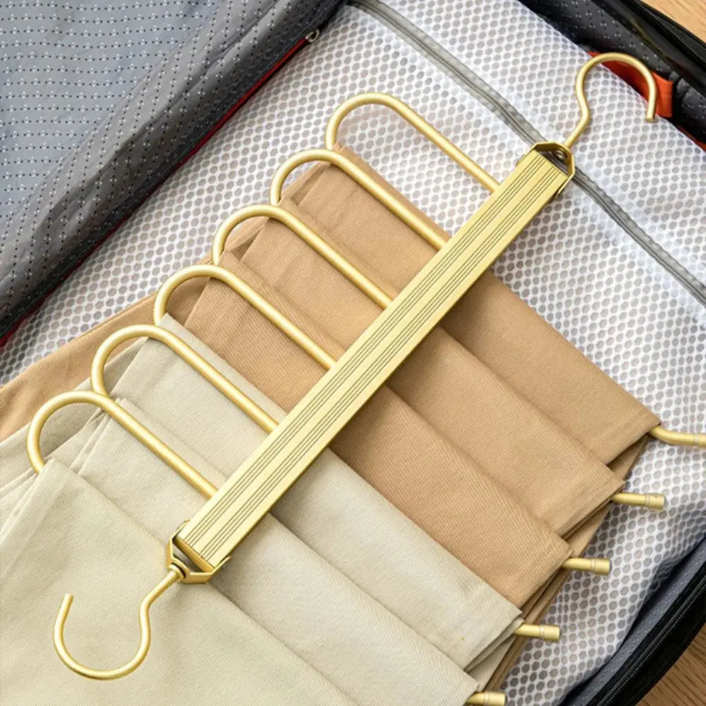 Goodinary® Gold Metal Space Saving Pants Hanger - Goodinary