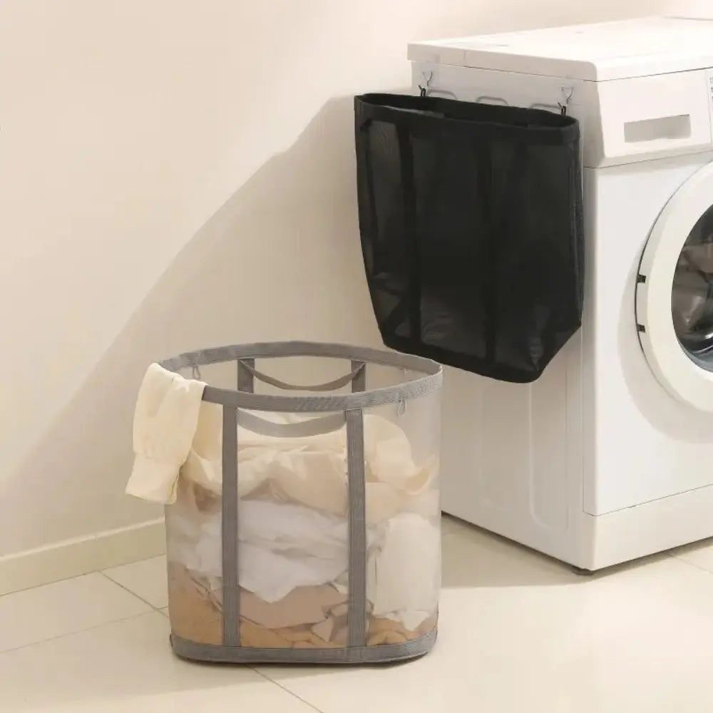 Goodinary® Foldable Mesh Laundry Basket with Handles - Goodinary