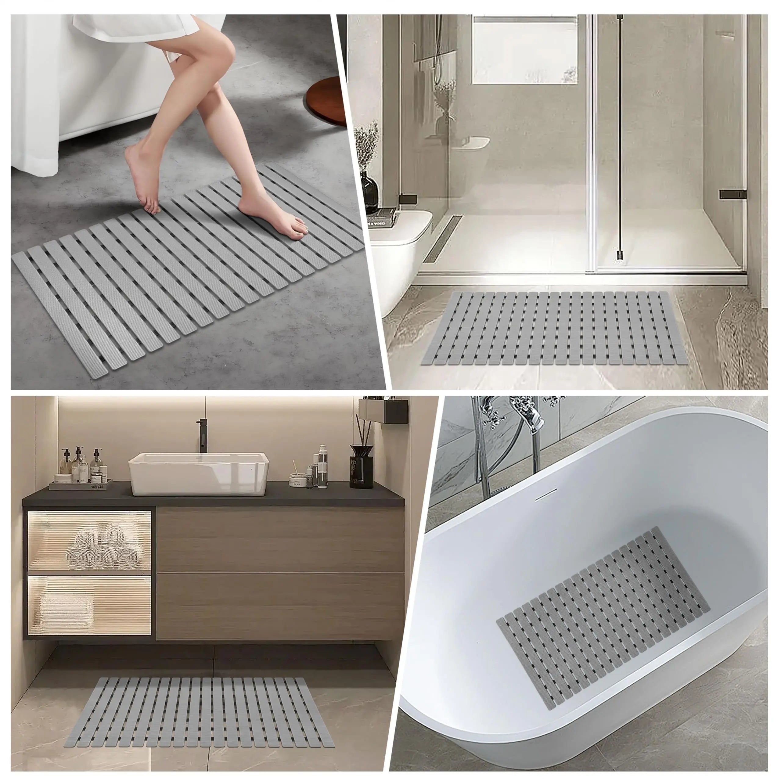 Goodinary® Non Slip Silicone Bathtub Mat Goodinary