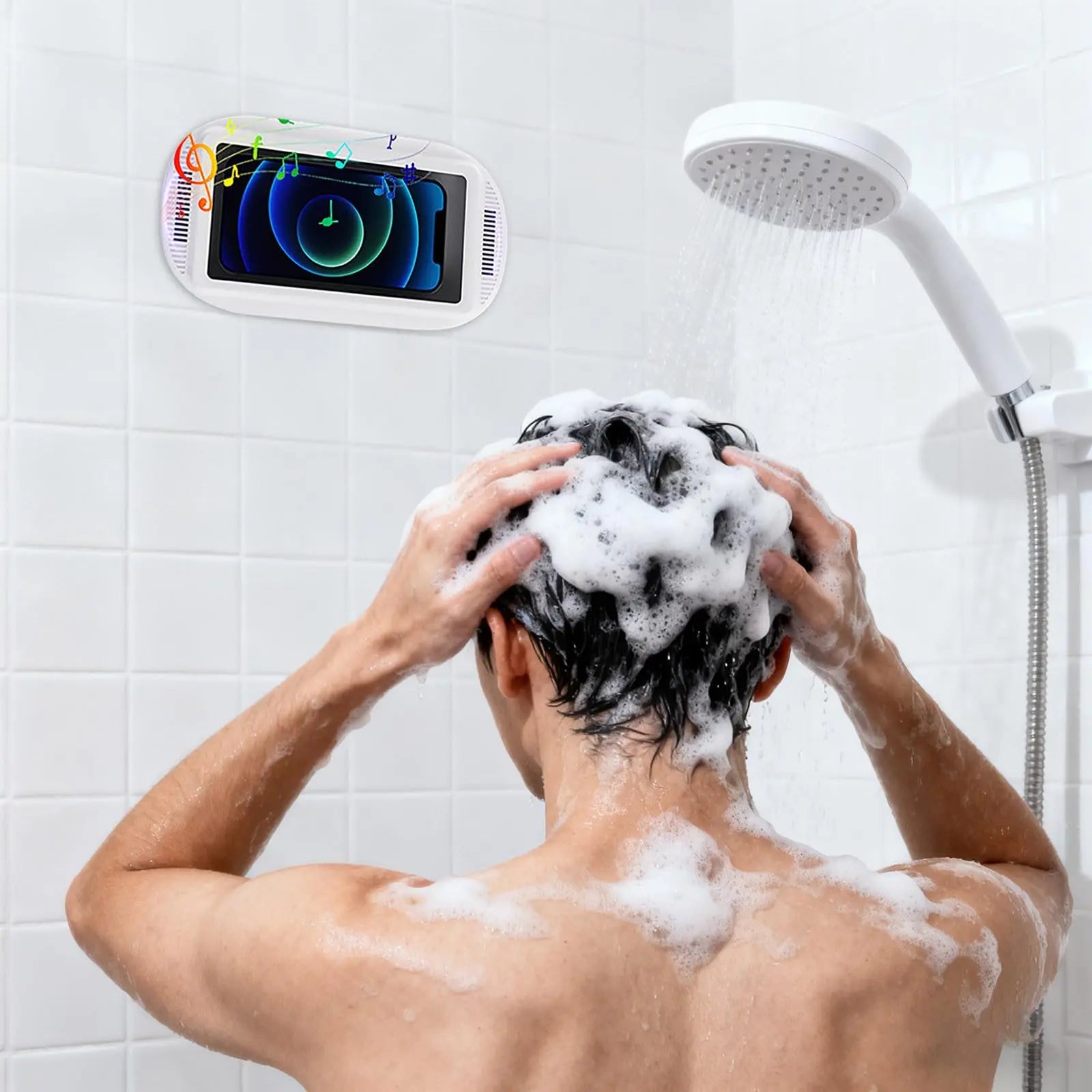 Goodinary® Waterproof Shower Phone Holder with Adjustable Rotation - Goodinary