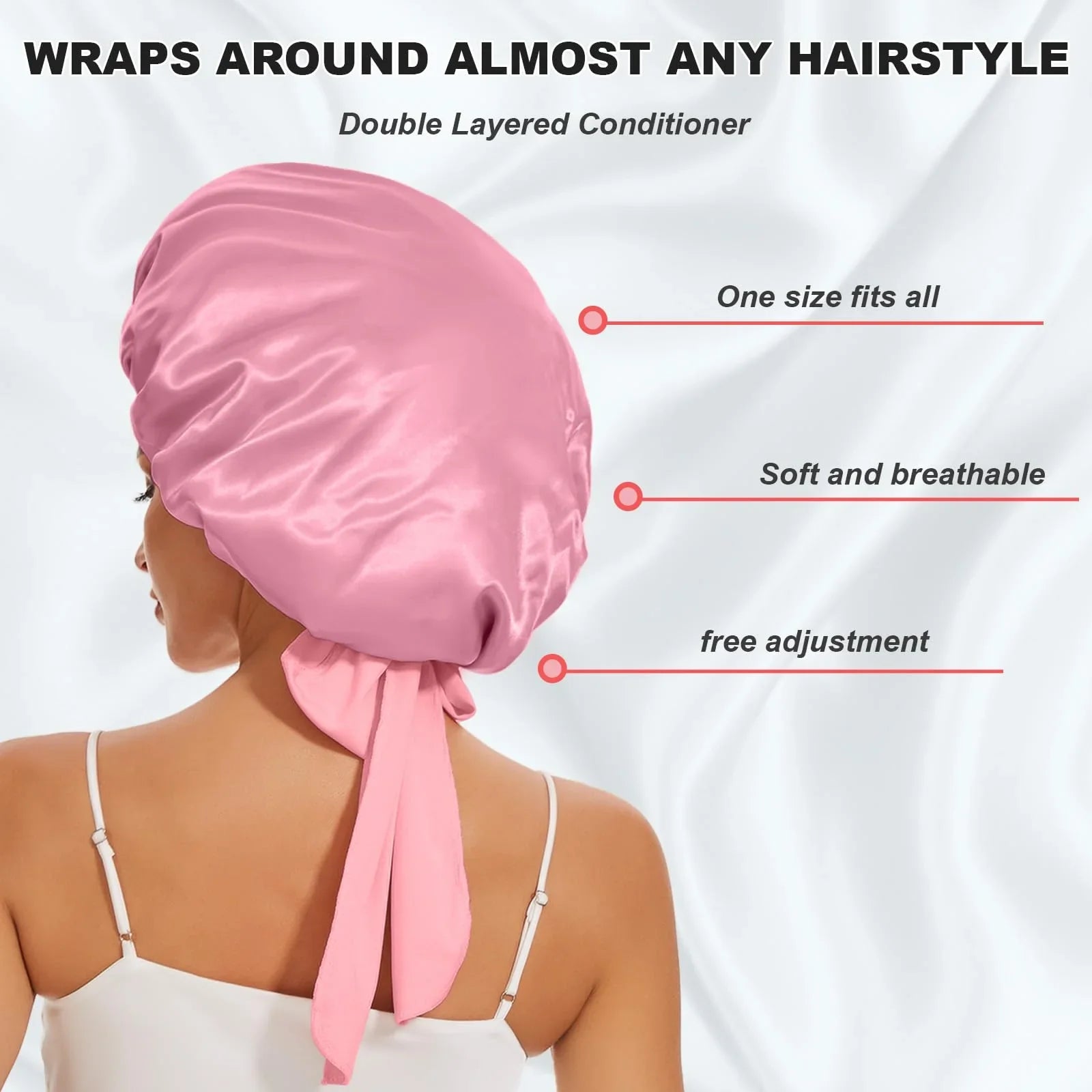 Goodinary® Satin Silk Sleep Bonnet