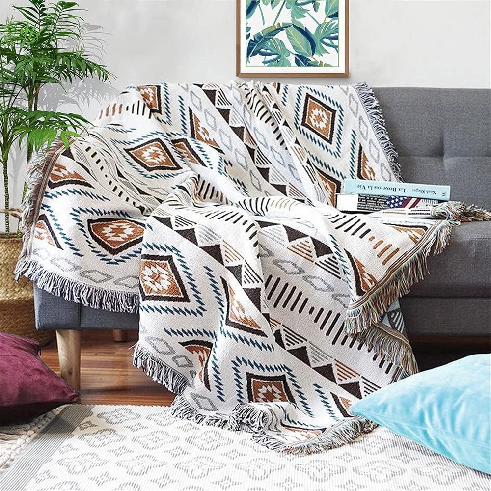 Goodinary® Aztec Fringe Woven Cotton Throw Blanket