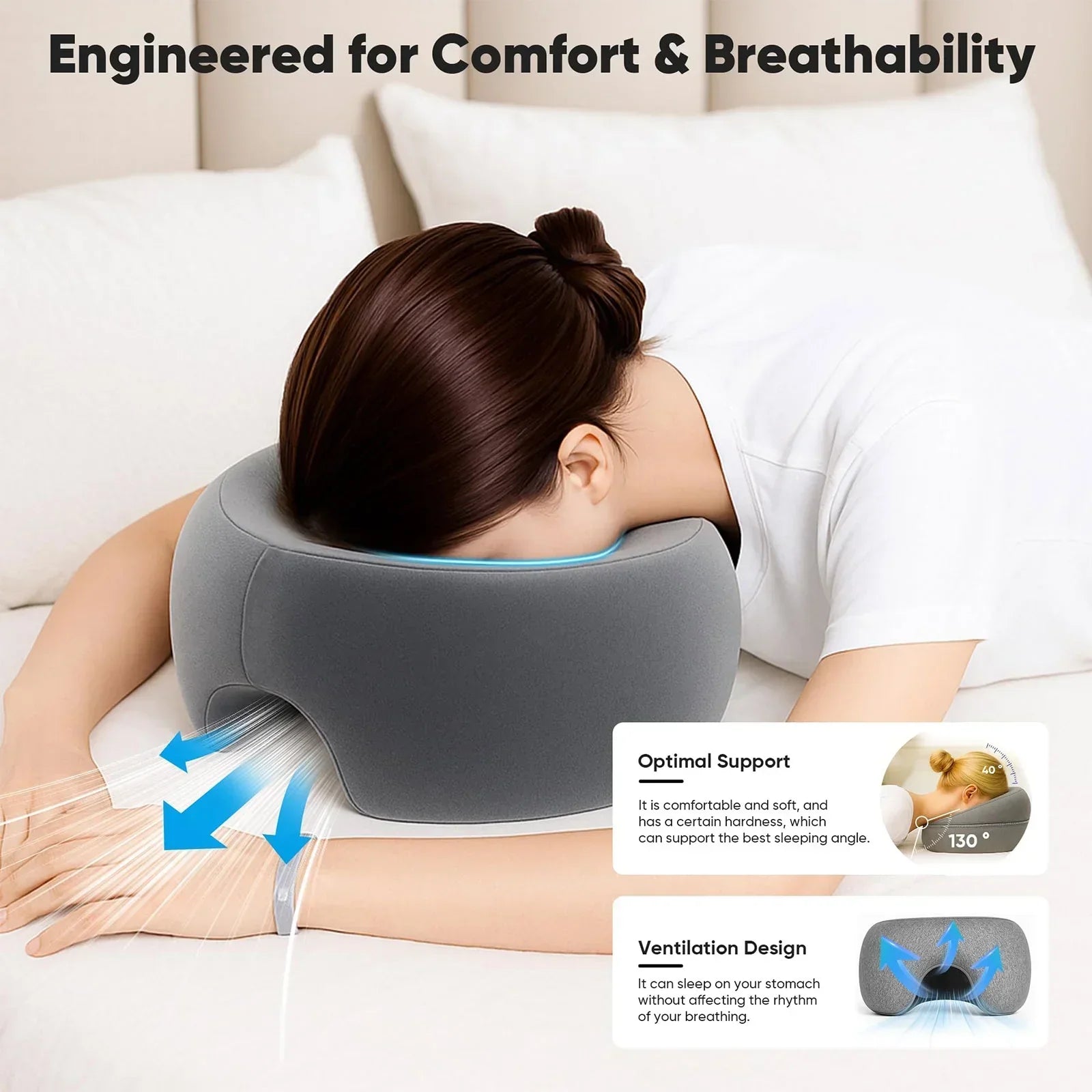 Slumblr® Breathe Easy Face Down Pillow