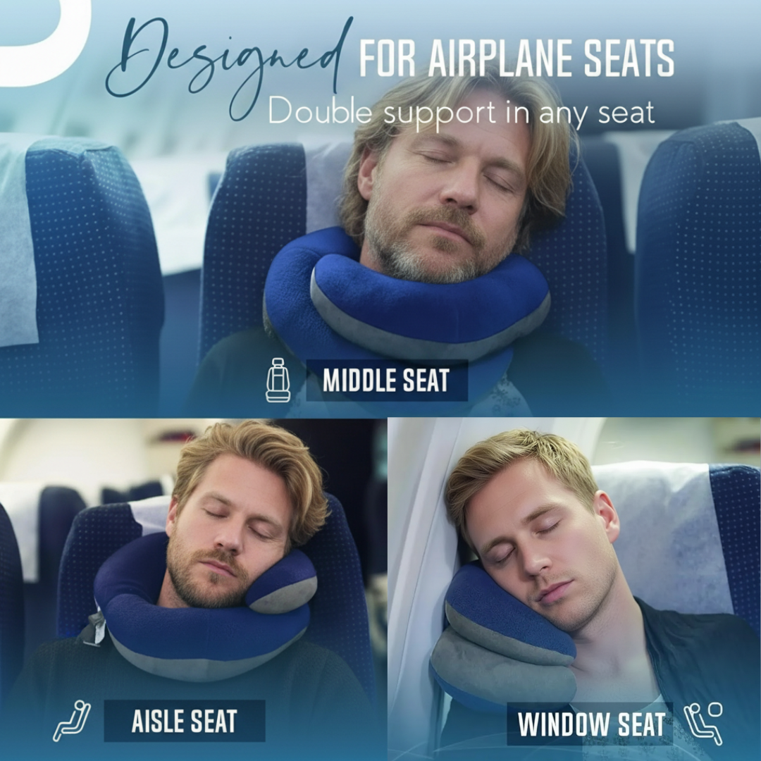 Slumblr® Double-Support Travel Neck Pillow