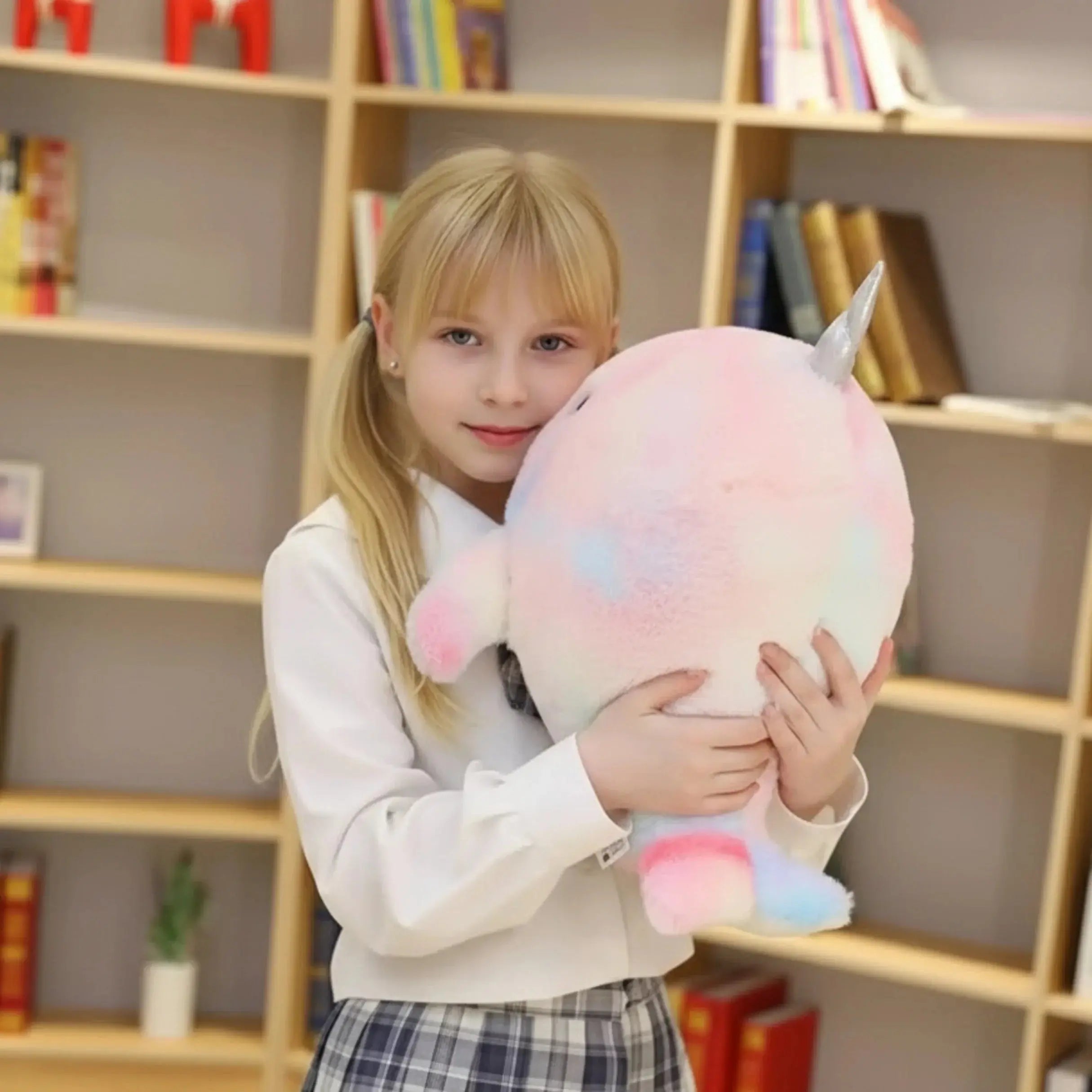 Goodinary® Narwhal Plush Rainbow Toy