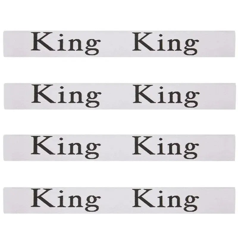 4Pcs Elastic Bedsheets Bands Bed Sheet Clothes Storage Organizer Sheet Closet Organization Labels Letter Sheet Straps