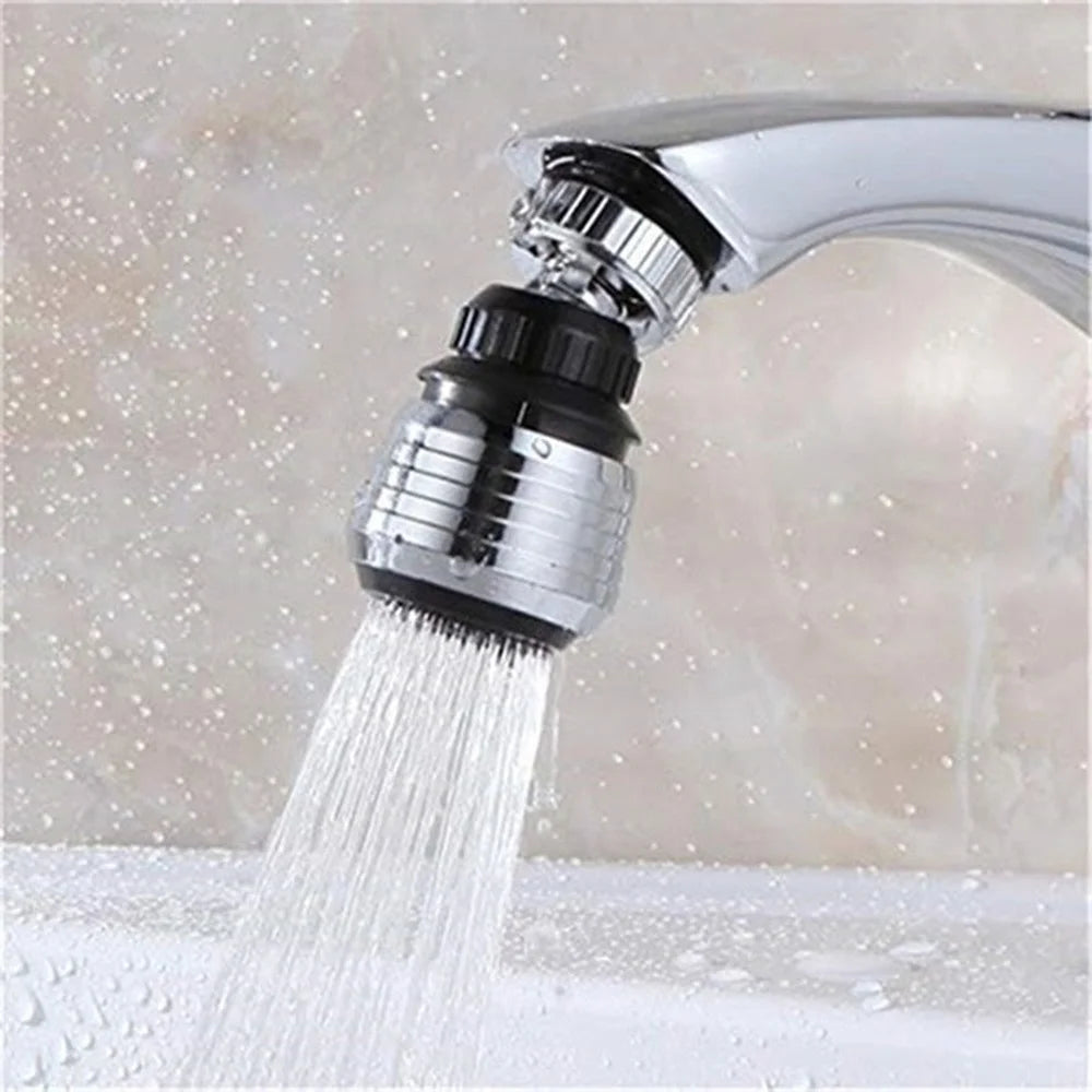 360° Degree Rotate Kitchen Faucet Aerator Shower Tap Nozzle Diffuser Spray Water Saving Head Filter Nozzle Tap Connector Bubbler
