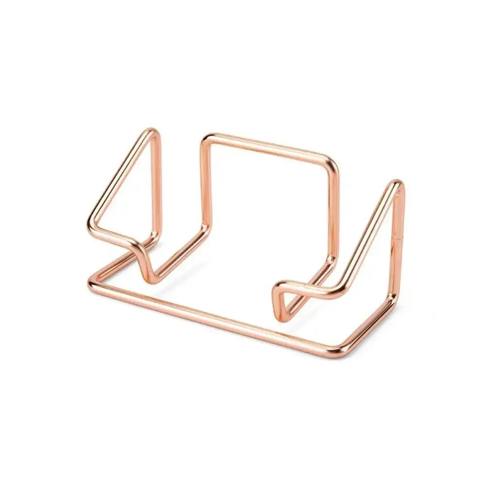 New Desktop Business Card Holder Fashion Metal Business Card Display Holder Modern Business Name Card Stand Home Office