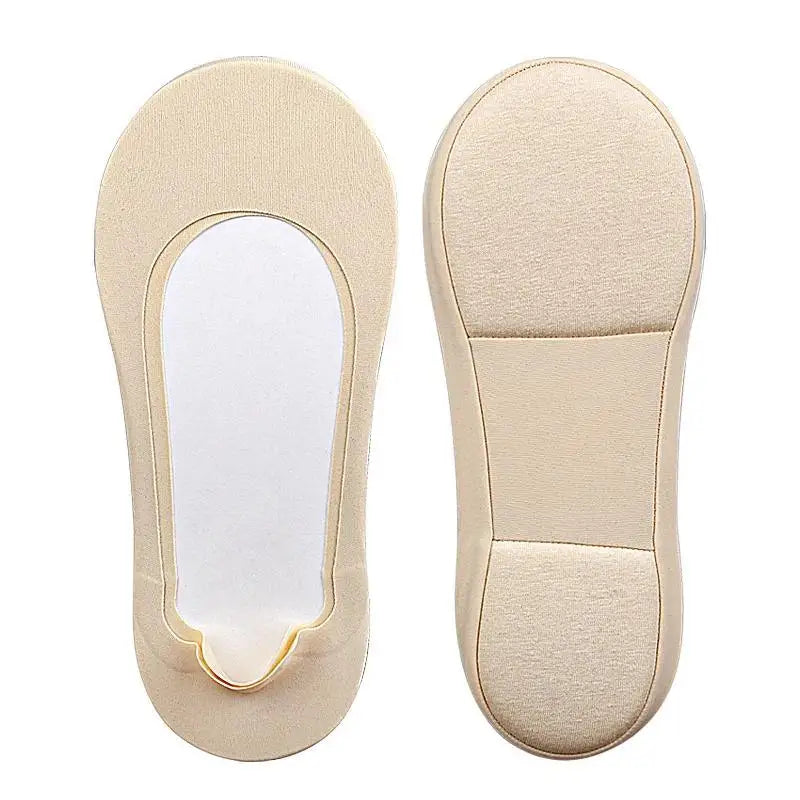 Women's boat socks Soft shock-absorbing Sponge insoles Invisible Anti-Slip Shoe pads 2Pcs/6Pcs