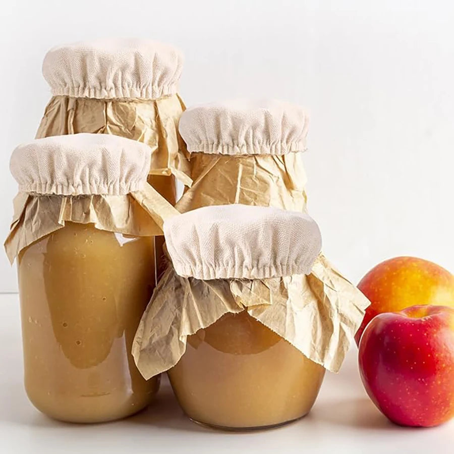 Elastic Cloth Jar Covers Reusable Cloth Covers for Sourdough Starter Jars Elastic Bread Fermentation Cover Bread Proofing Cover