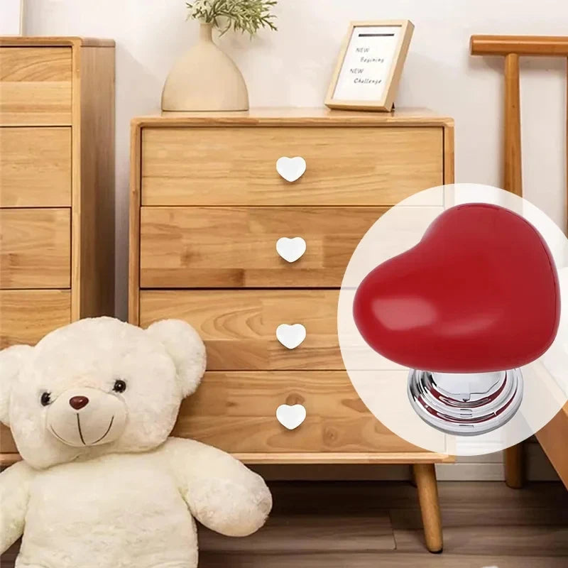 Handle Toilet Press Button Heart Shaped Press Tank Push Switch Toilet Bathing Room Decor Water Press Flush Button Home Tools