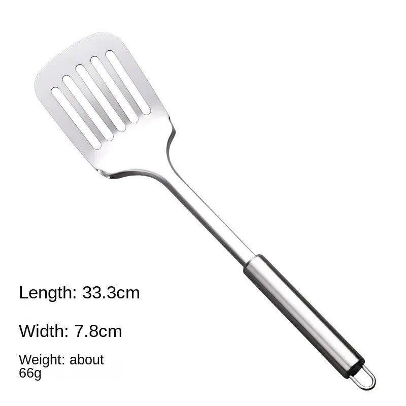 Durable Stainless Steel Wok Spatula Long Handle Kitchen Gadgets Kitchen Cooking Utensil Set Rice Spoon Ladle Cooking Tools