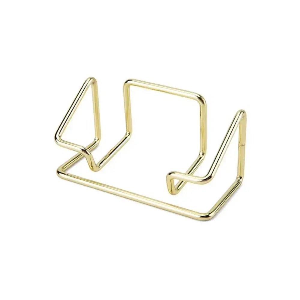 New Desktop Business Card Holder Fashion Metal Business Card Display Holder Modern Business Name Card Stand Home Office