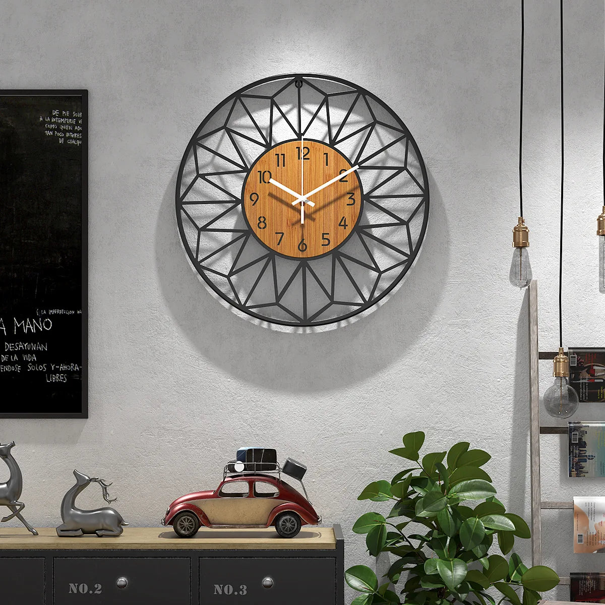 Peacock Creative Wall Clock for Home Decoration, Simple Living Room