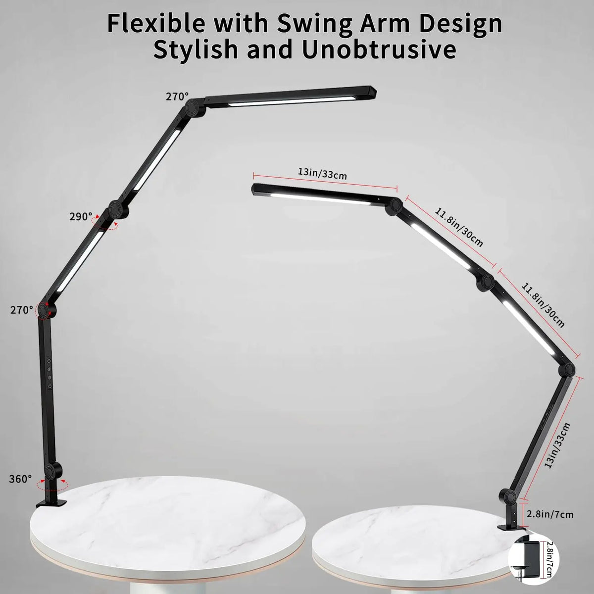 Office Object™ Clamp LED Desk Lamp