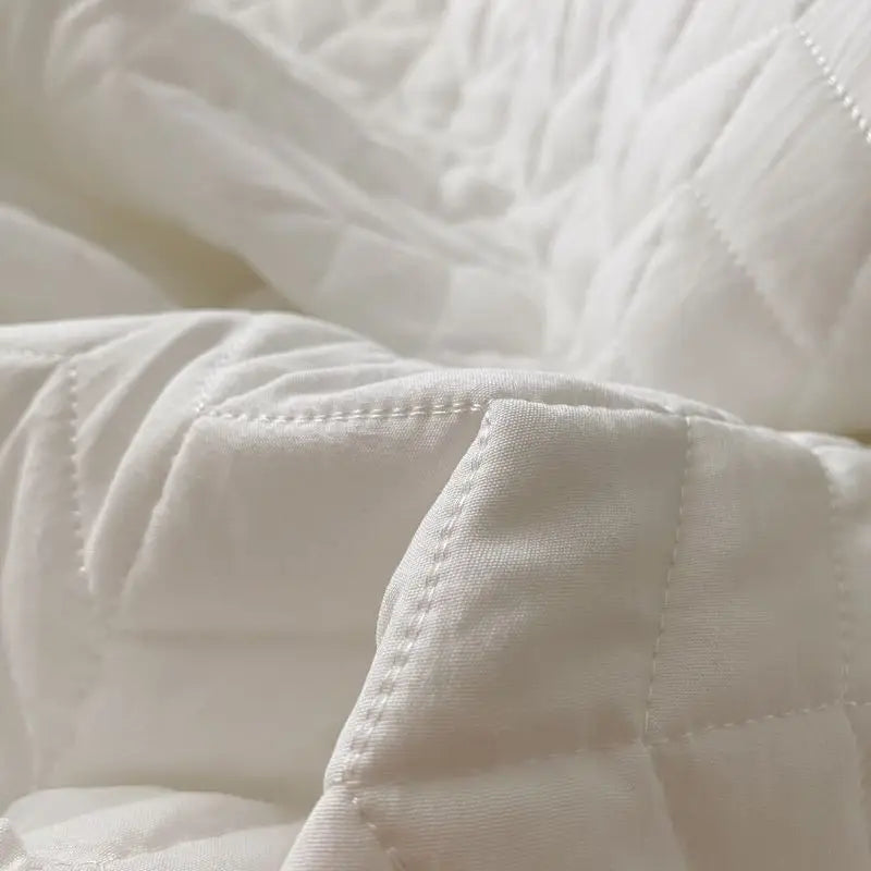 Korean Style Quilted Summer Quilt Blanket Lightweight Cooling Air-conditioning Comforter Quilt Soft Thin Quilt Machine Washable