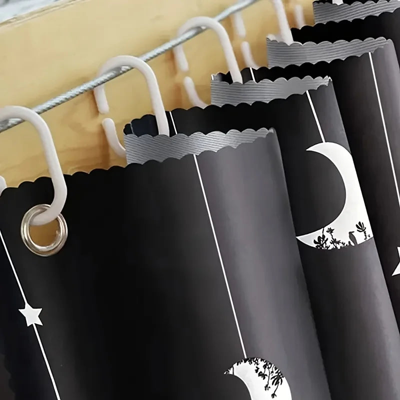 1 privacy bed curtain - blackout, dustproof for bunk and single beds, perfect for families and school dormitories