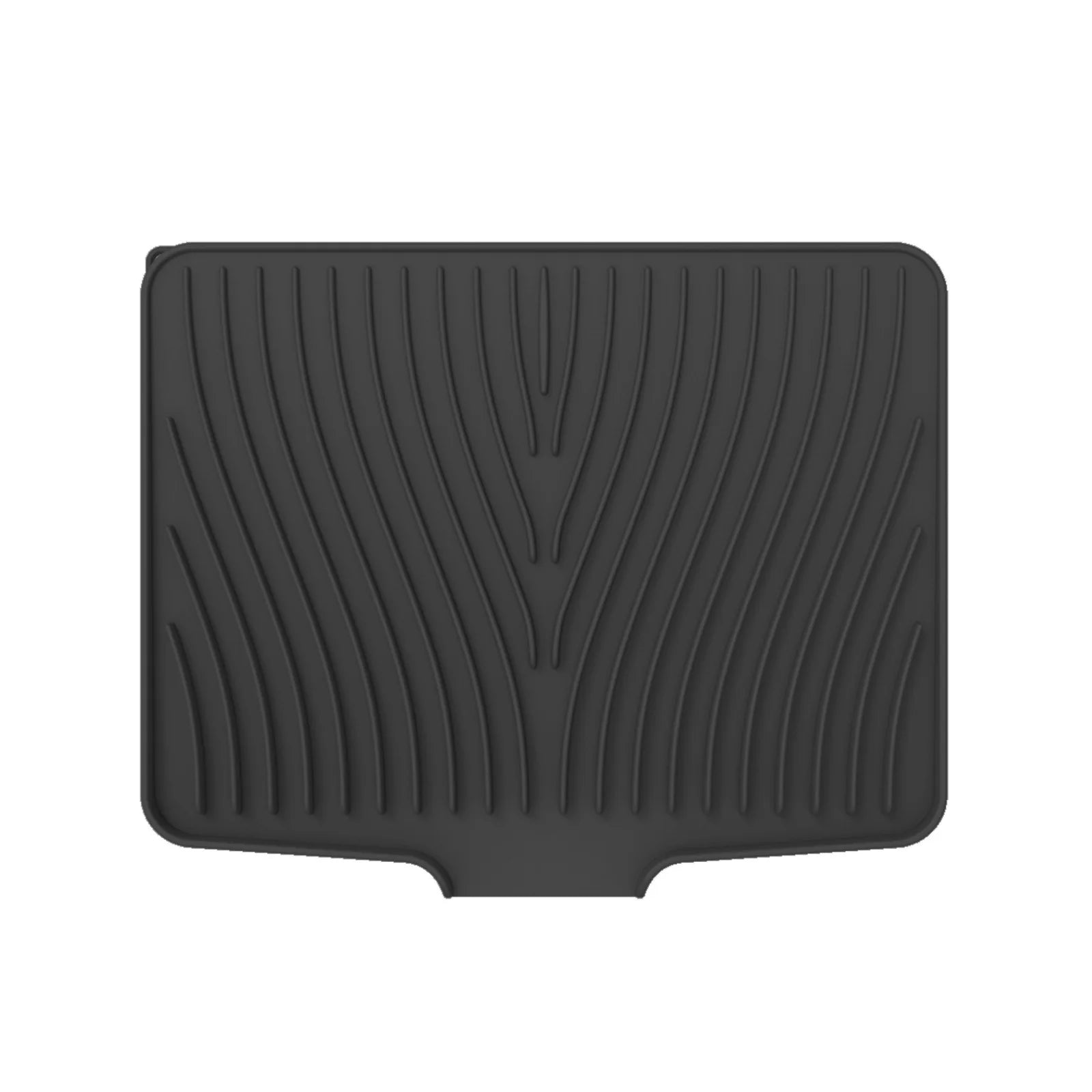 Silicone Dish Drying Mat For Kitchen Counter, Dish Drying Pad Non-slip Drain Pad With Built-in Drain Heat Resistant Drying Mat
