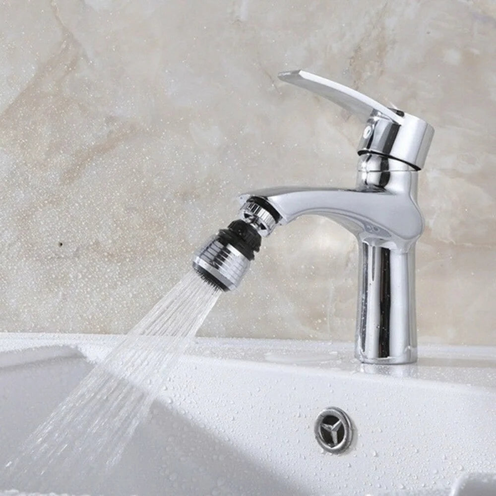 360° Degree Rotate Kitchen Faucet Aerator Shower Tap Nozzle Diffuser Spray Water Saving Head Filter Nozzle Tap Connector Bubbler