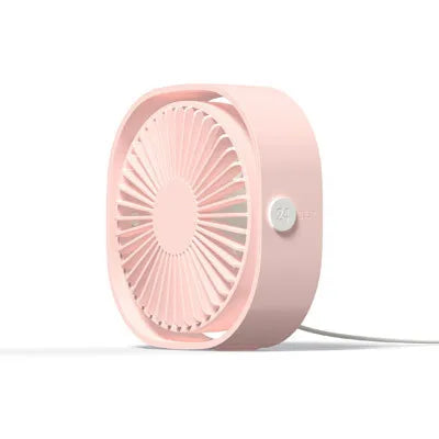 Mini USB Desktop Fan 3 Speed Personal Portable Cooling Fan With 360° Adjustable Angle for Office Household Traveling Ventilador