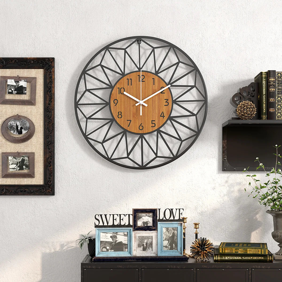 Peacock Creative Wall Clock for Home Decoration, Simple Living Room