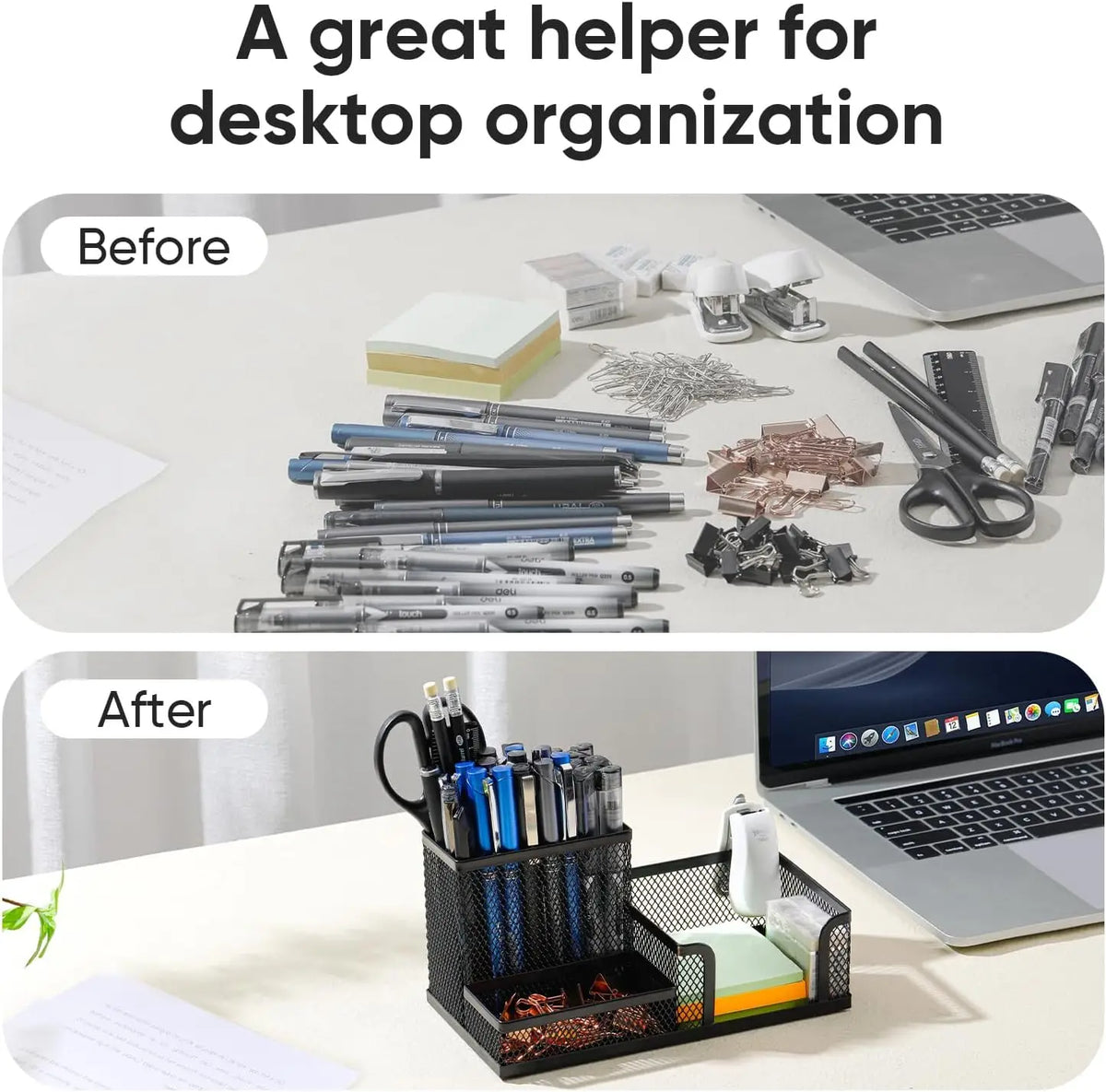 Office Object™ Black Mesh Caddy