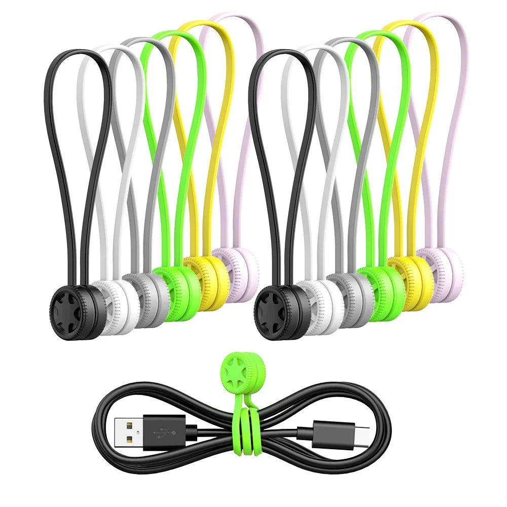 Office Object™ Magnetic Cable Ties (3Pcs)