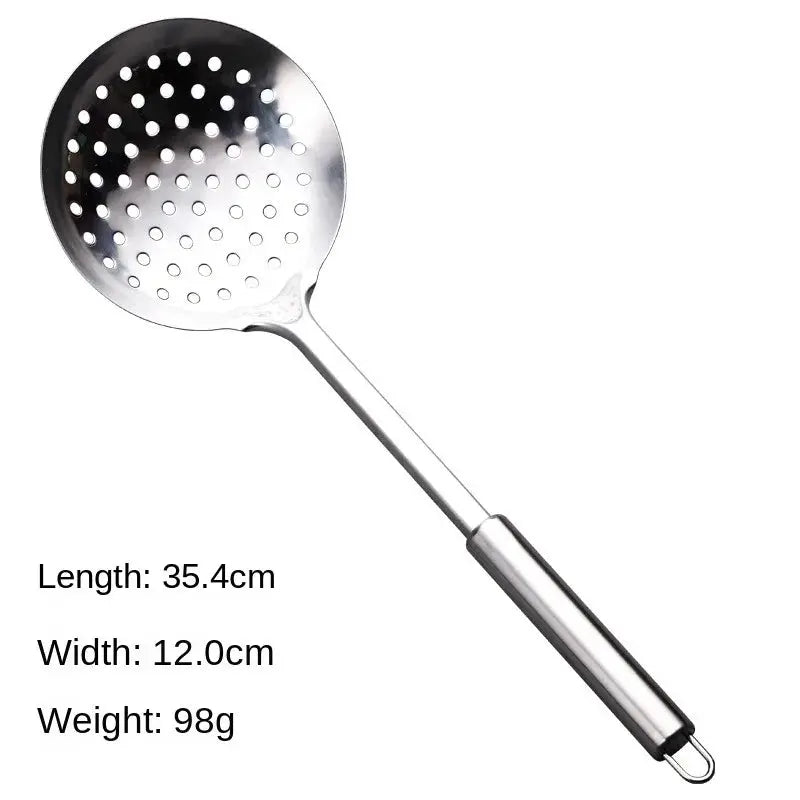 Durable Stainless Steel Wok Spatula Long Handle Kitchen Gadgets Kitchen Cooking Utensil Set Rice Spoon Ladle Cooking Tools