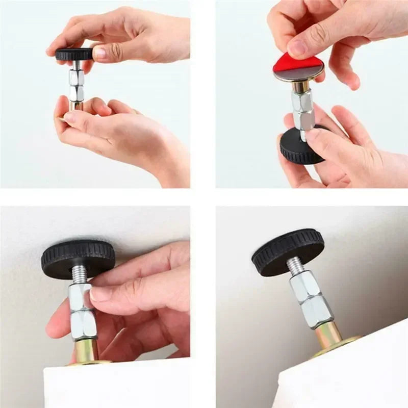 2pcs Self-adhesive Adjustable Thread Bed Frame Anti-Shake Tool Fixed Bed Anti-squeaking Telescopic Support Hardware Fasteners