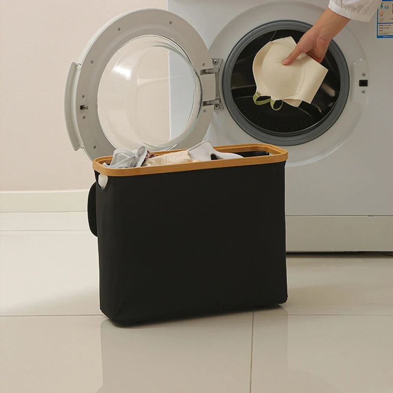 Toilet Paper Storage Basket with Transparent Window and Lid Paper Toys Laundry Storage Organizers for Bathroom Accessories