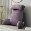 Reading Pillow Standard Bed Pillow Large Backrest Soft Cool Silk Latex Cushion Washable Cover Chair with Pockets Bed Pillow