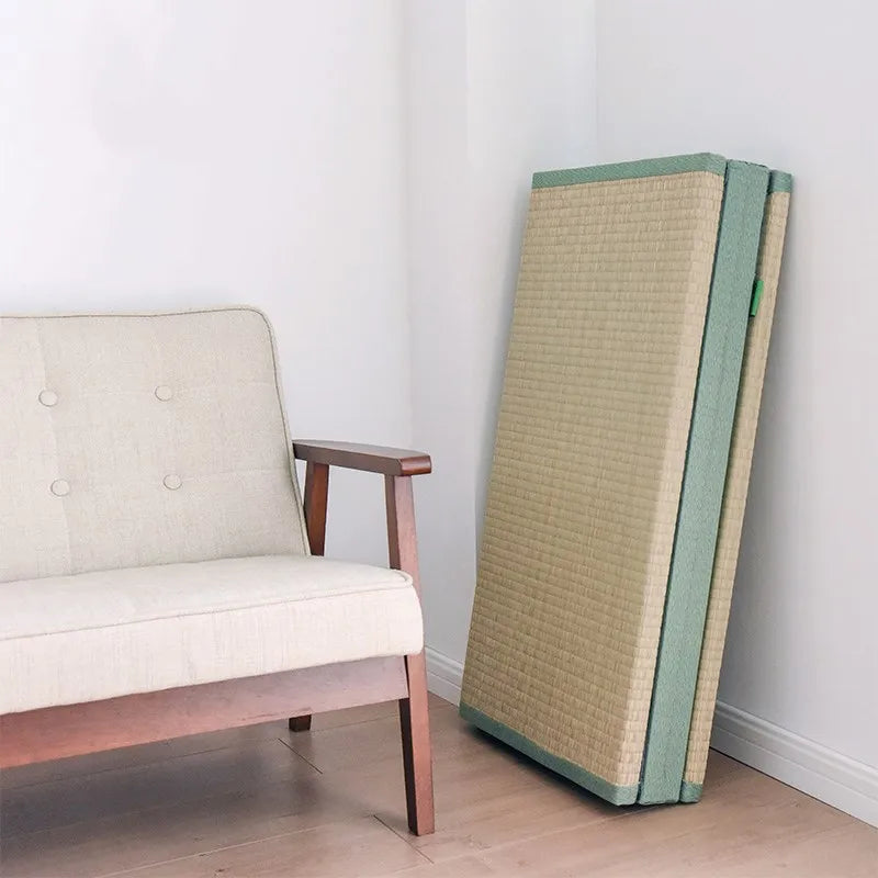 Japan Style Foldable Sleeping Mattress Tatami Straw Mat Home Decor Yoga Mat Traditional Straw Mattress