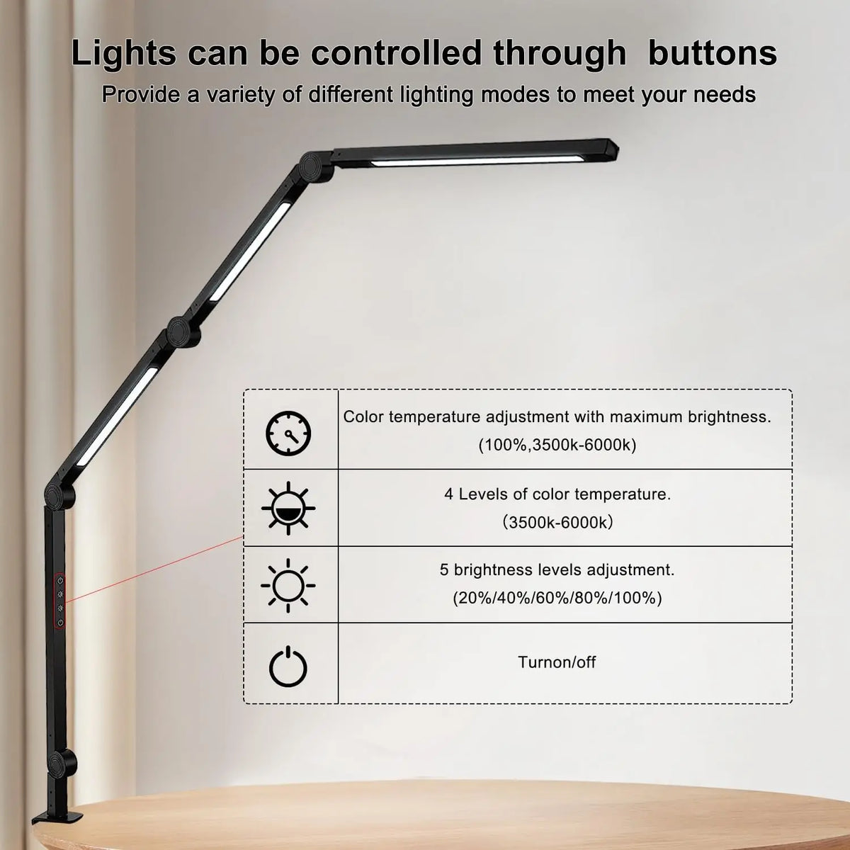Office Object™ Clamp LED Desk Lamp