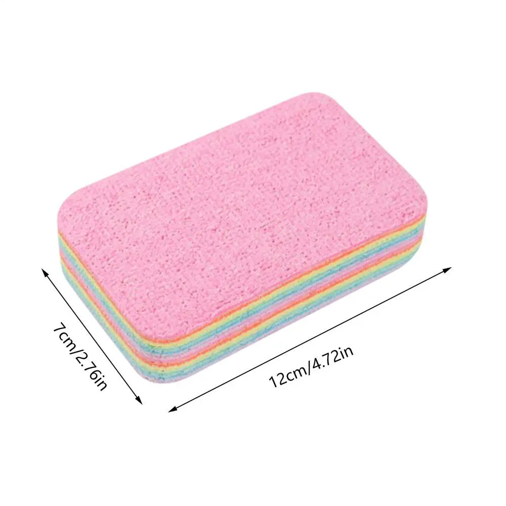 12 Layer Layer Microfiber Cleaning Sponge Cloth Absorbent Dish Towels Peelable Reusable Washing Cleaner Scrub Rags Kitchen Clean