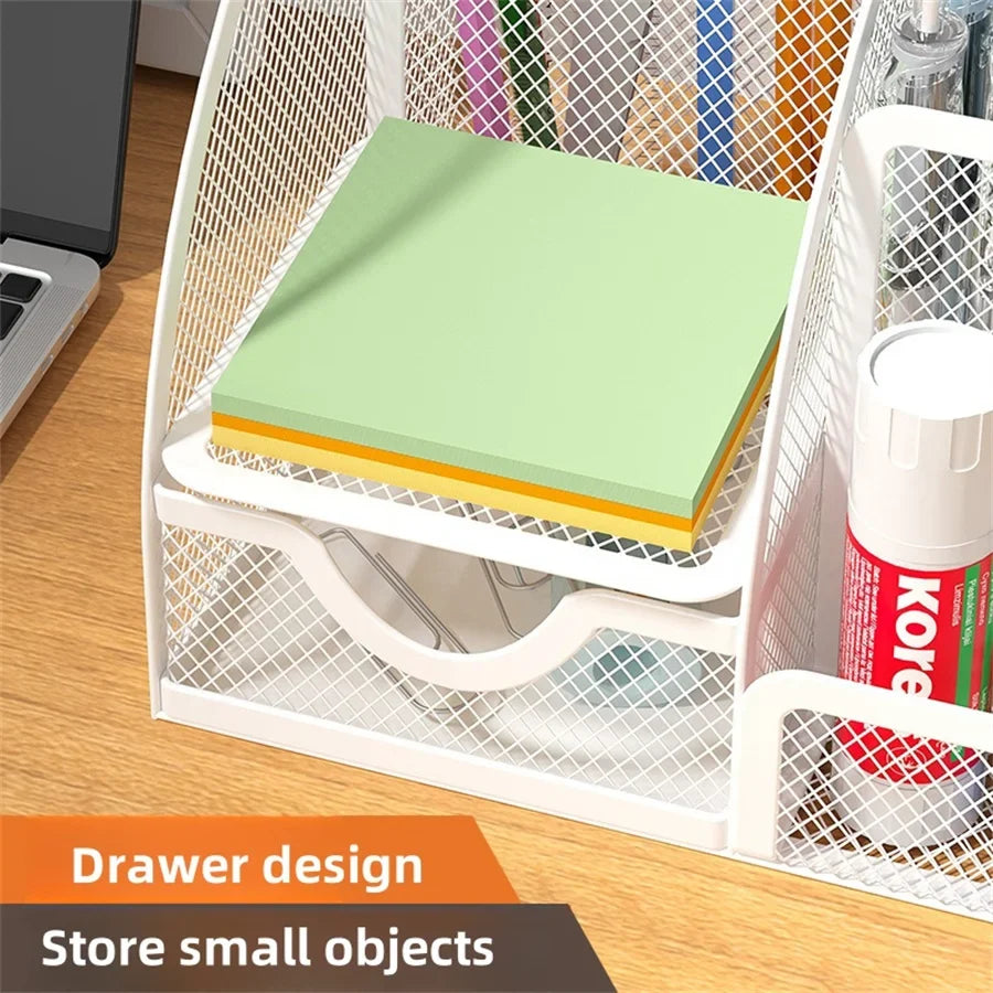 Office Object™ 7 Grid Clear Acrylic Desk Organizer