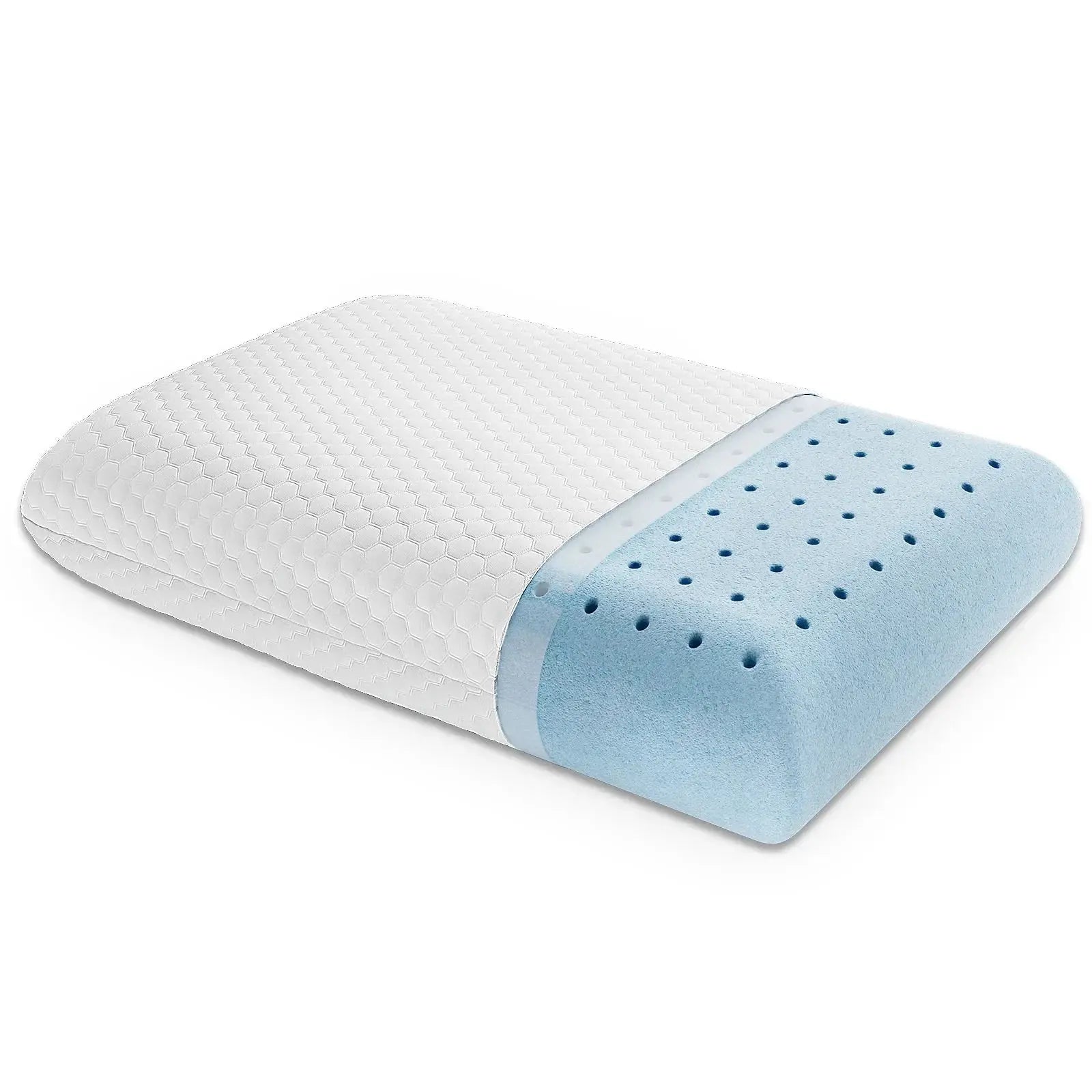 JHK Memory Foam Pillows Standard Size Neck Pillow Ventilated Cooling Bed Pillow with Removable Washable Cover Ultimate Comfort