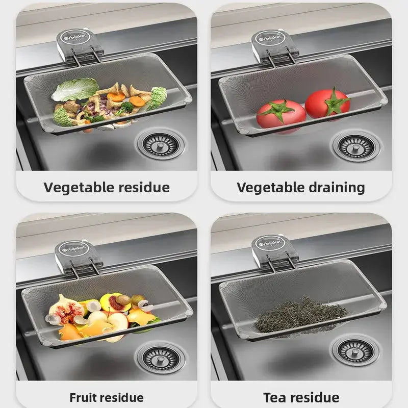 AOBT Kitchen Sink Filter Drain Disposable Residue Leftover Rack New Sink Filter for Kitchen Drainage System