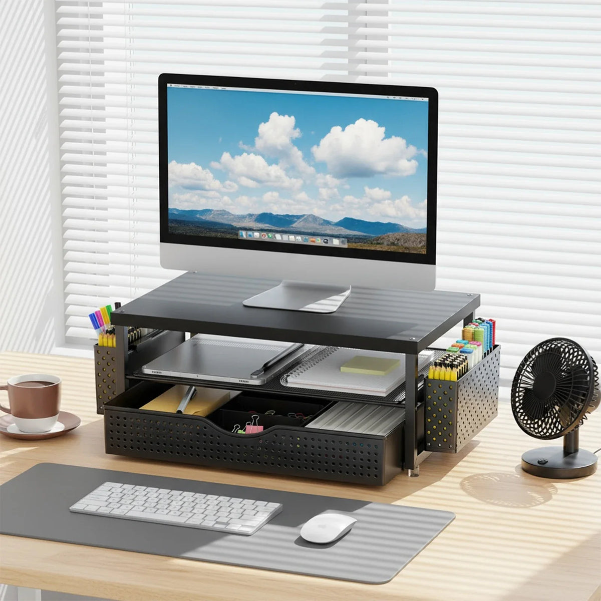 Office Object™ 2-Tier Computer Monitor Stand Riser