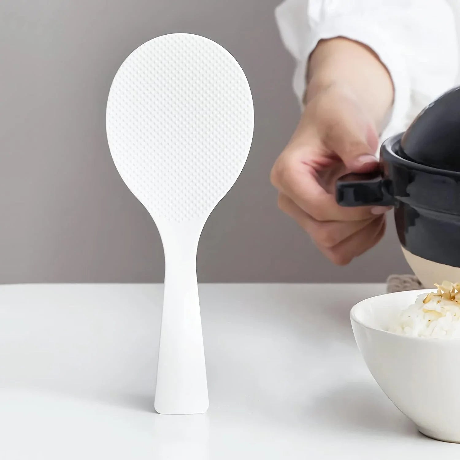Vertical rice spoon, non-stick rice, household food-grade rice cooker, rice spoon for eating, standing spatula