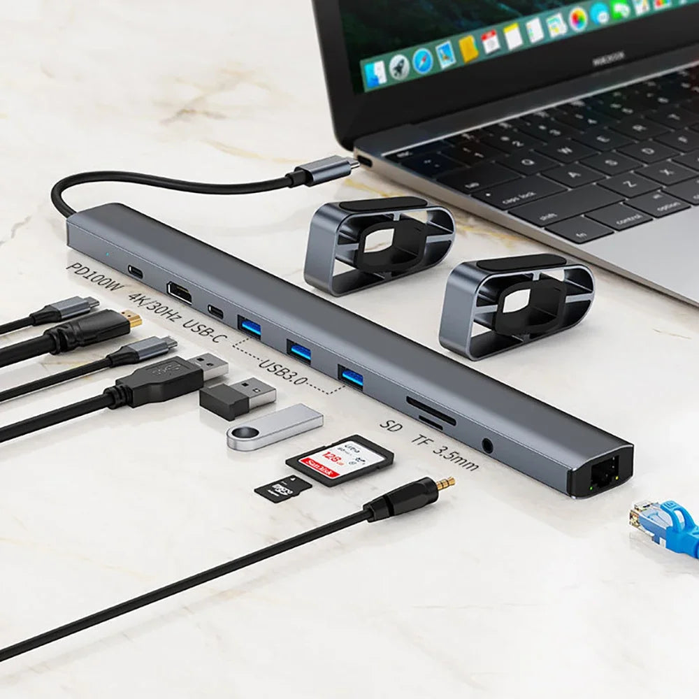 Office Object™ 10-in-1 USB-C Hub Dock