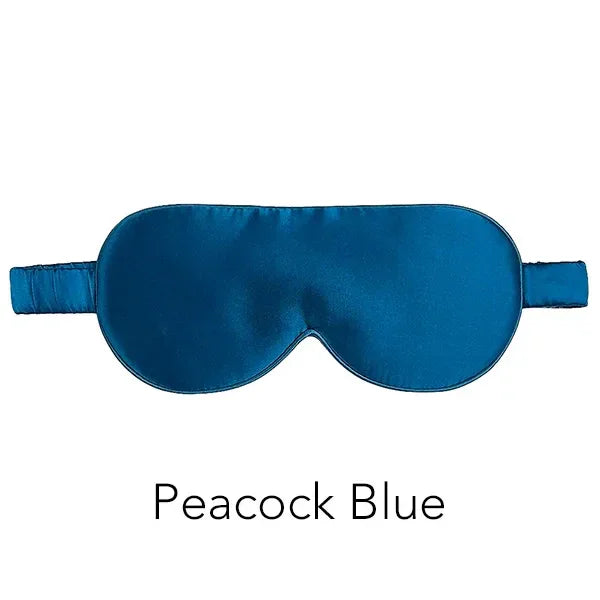 100% Mulberry Silk Sleep Mask for Man and Woman Eye Cover Large Blindfold for Total Blackout Size 20X8.5cm