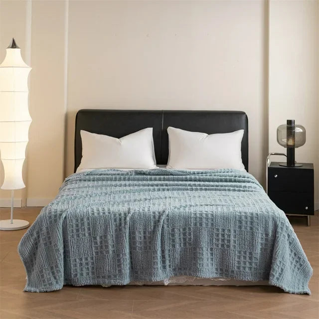Goodinary® Breathable Cotton Waffle Weave Blanket