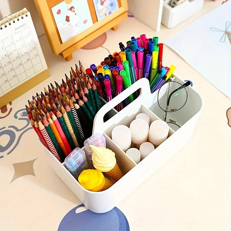 Office Object™ Multipurpose Plastic Caddy with Handle