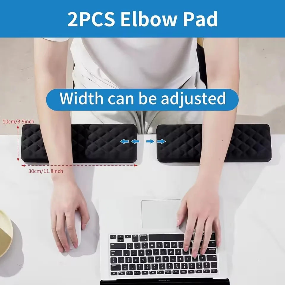 Office Object™ L-Shaped Memory Foam Wrist Rest (2 Pcs)