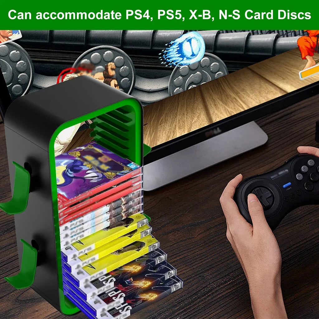 Office Object™ Universal Game Storage Tower with Controller Holder