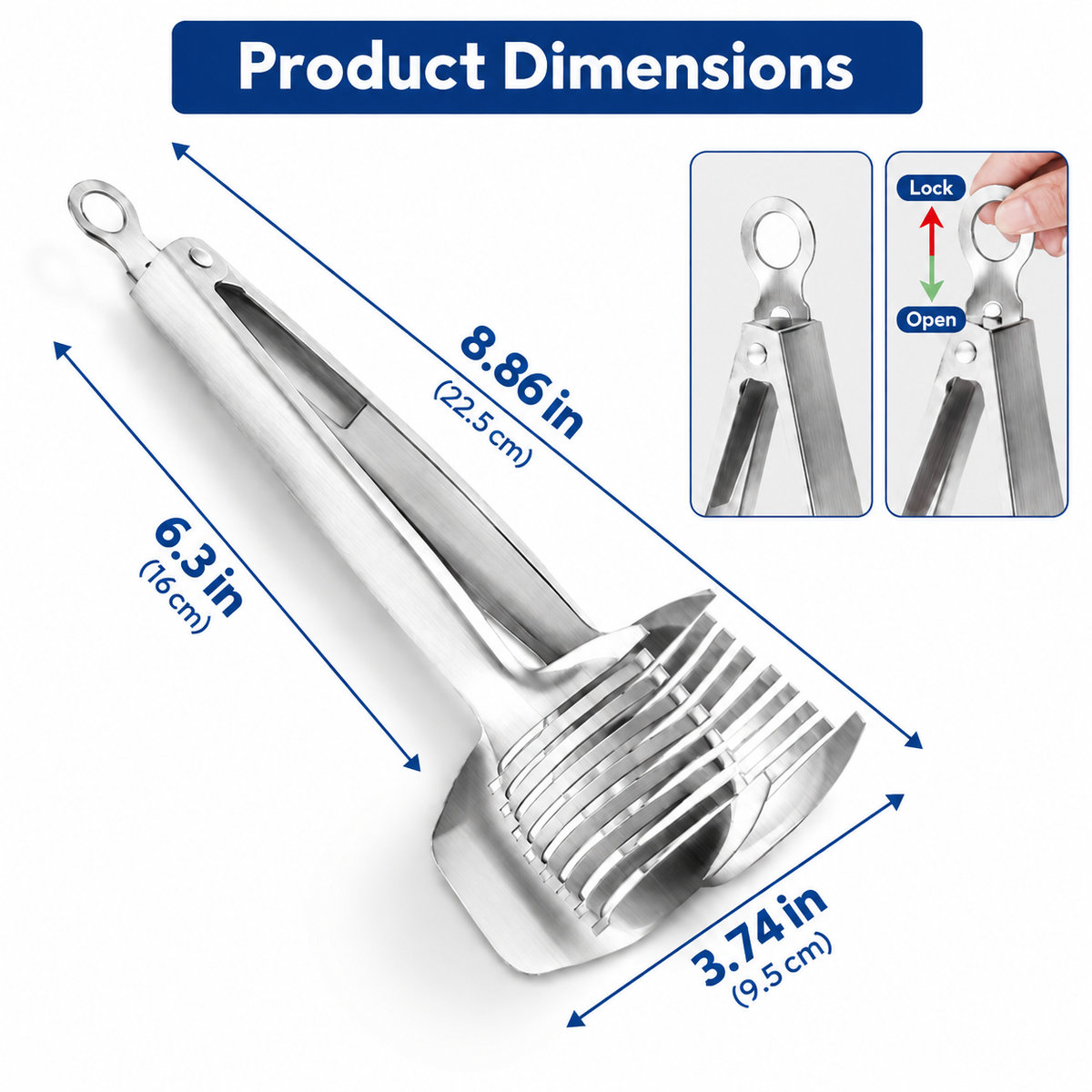 Goodinary® Stainless Steel Fruit Slicer