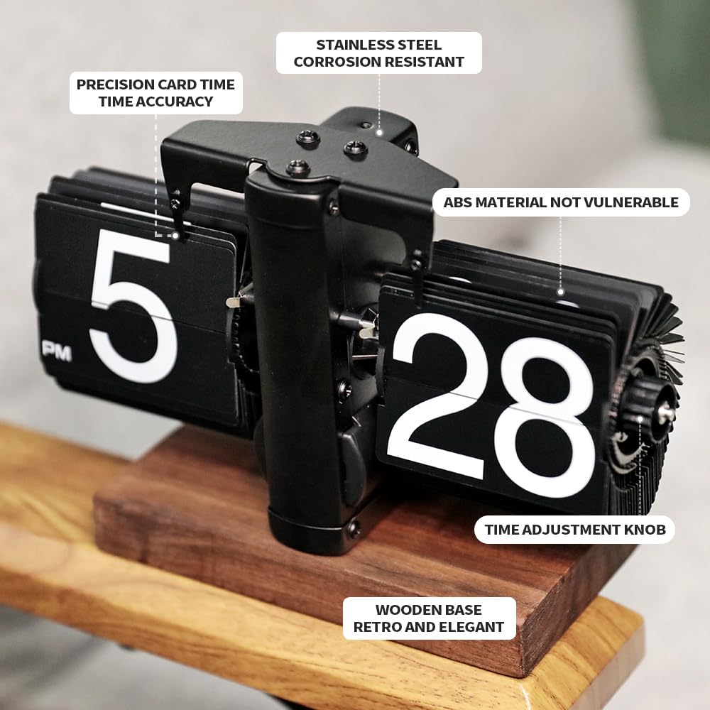 Office Object™ Flip Desk Clock