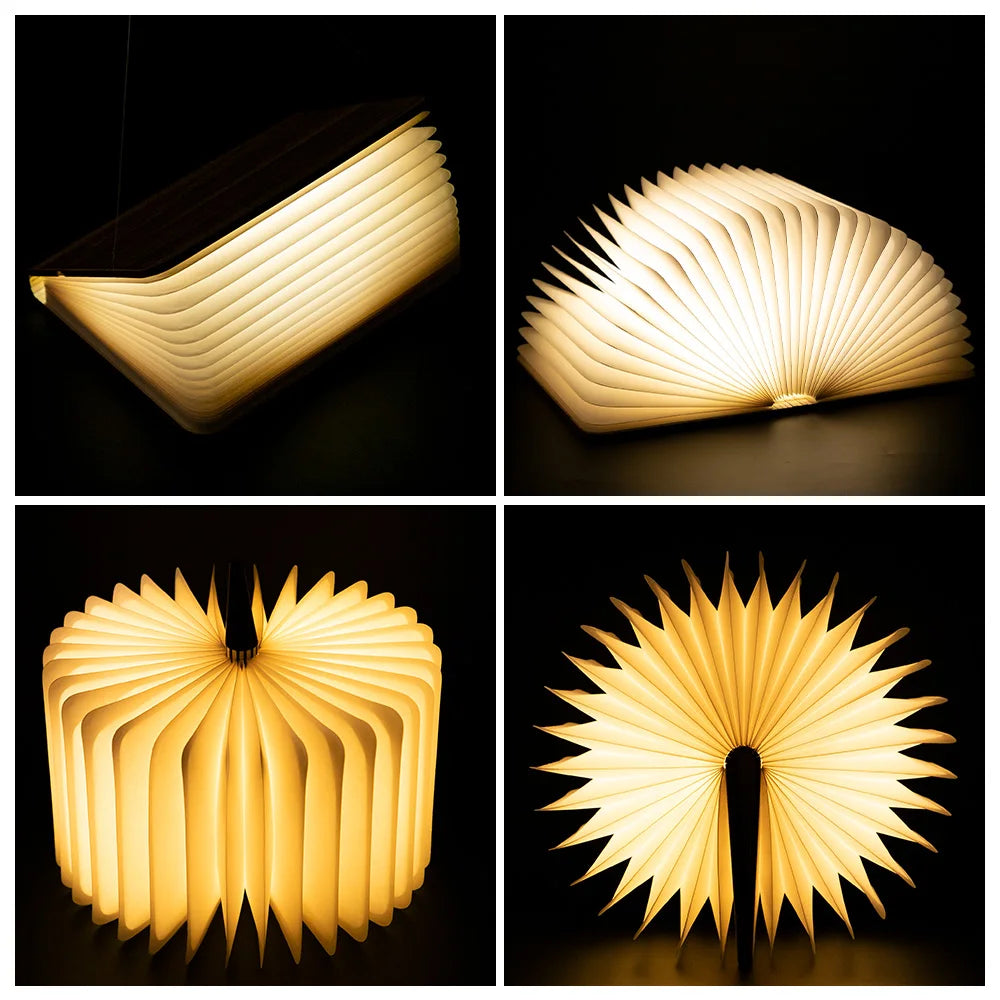 Office Object™ Wooden Book Lamp