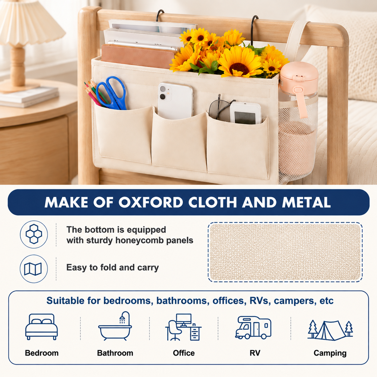 Goodinary® Bedside Caddy Organizer